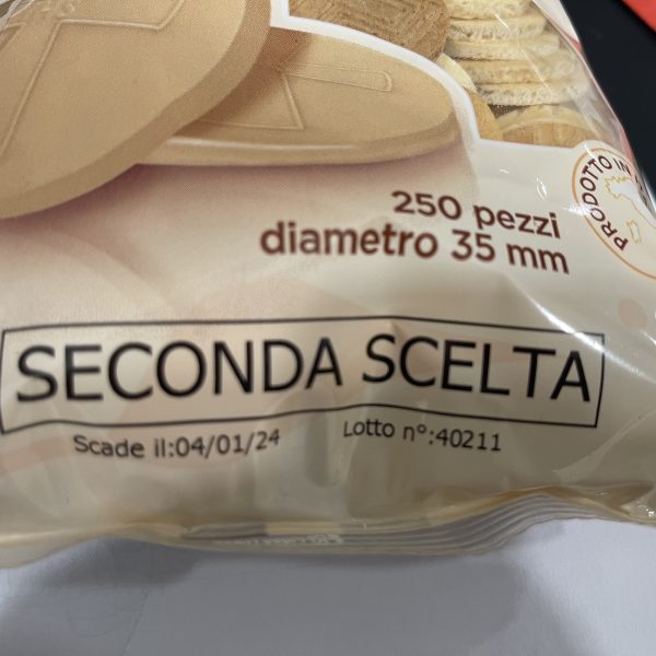 ”SECONDA SCELTA” Particola 3 mm